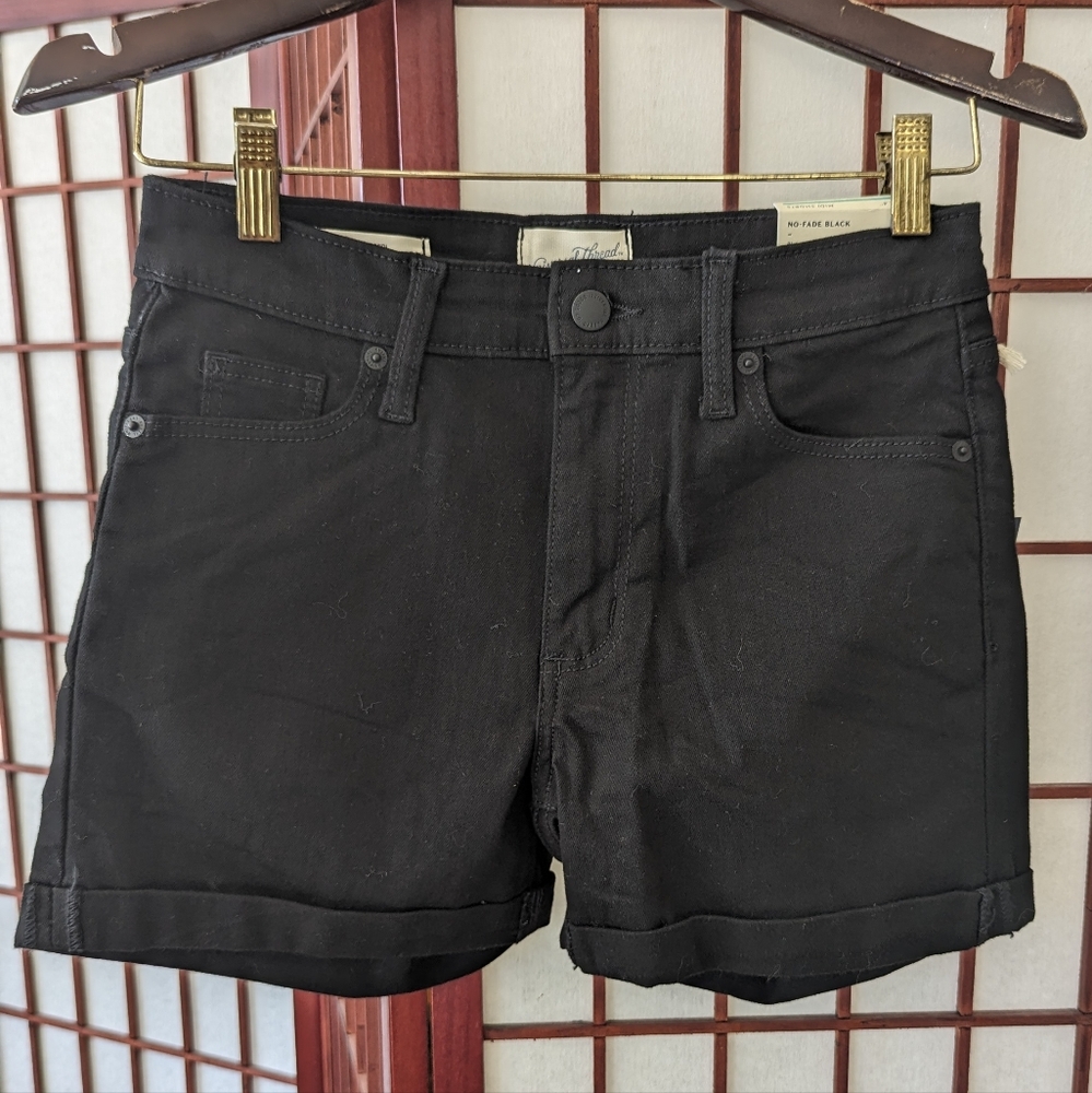 UNIVERSAL THREADS GOODS CO. Black Denim Shorts NWT